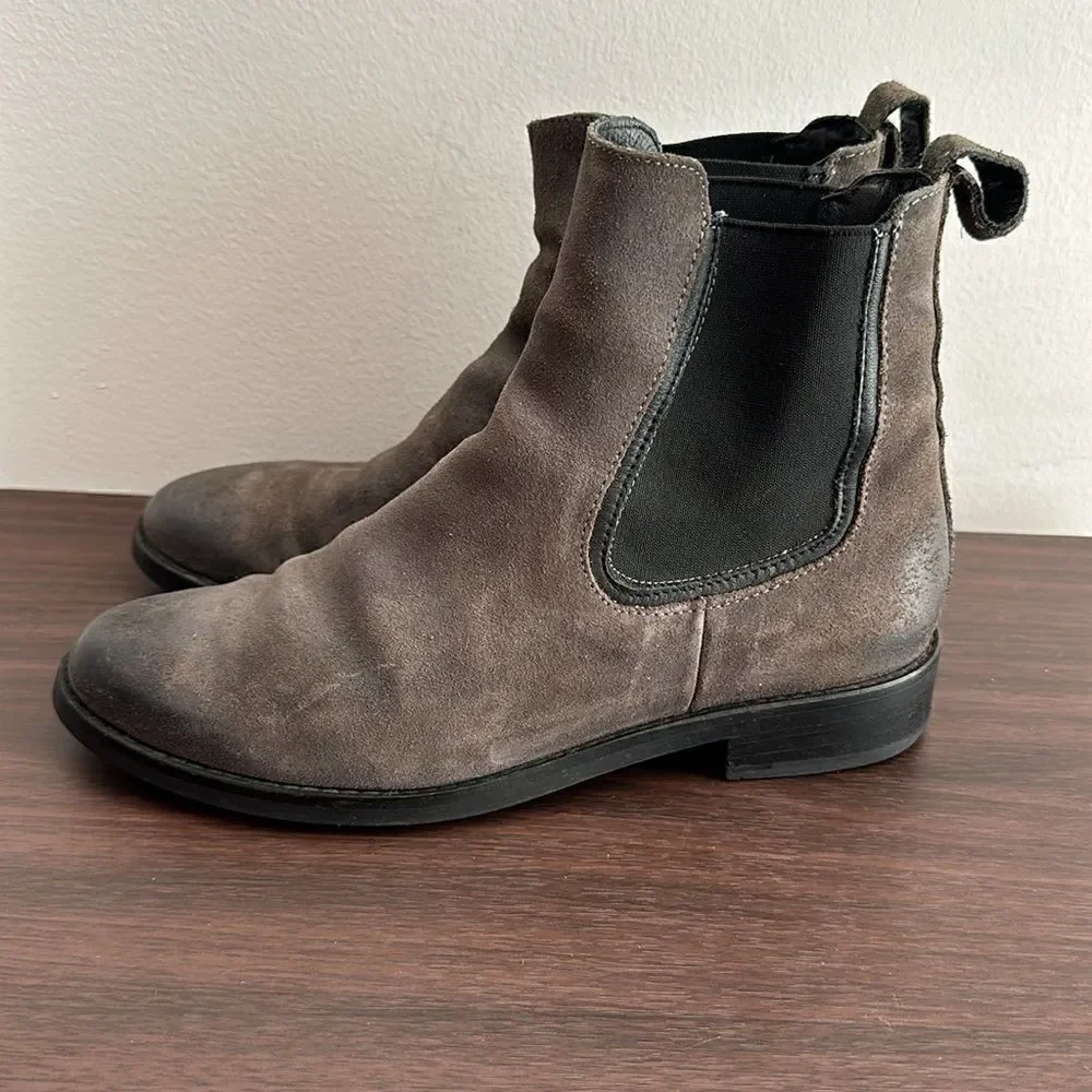 Thursday Boot Company Everyday Brown Nubuck Leather Chukka Boots Sz 6.5